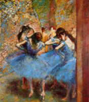 Degas, Edgar - Dancers in Blue